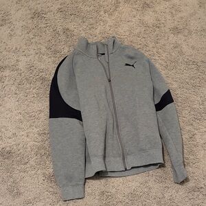 Puma Gray Jacket with Black Details